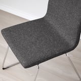 LILLÅNÄS Stuhl, verchromt/Gunnared dunkelgrau