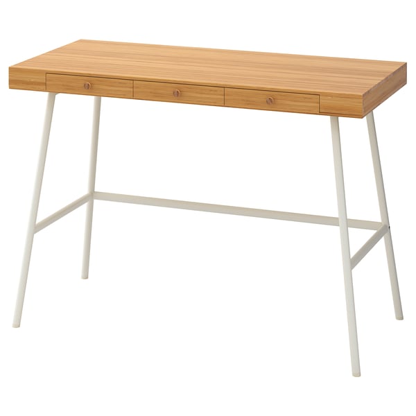 LILLÅSEN Schreibtisch, Bambus, 102x49 cm