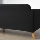 LINANÄS 2er-Sofa, Vissle dunkelgrau