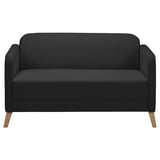 LINANÄS 2er-Sofa, Vissle dunkelgrau
