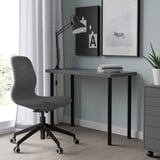 LINNMON / ADILS Tisch, dunkelgrau/schwarz, 100x45 cm