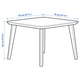 LISABO Couchtisch, Eschenfurnier, 70x70 cm IKEA Schweiz