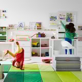 LOBERGET / SIBBEN Schreibtischstuhl für Kinder, weiß