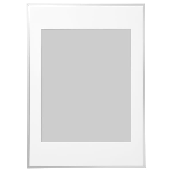 LOMVIKEN Rahmen, Aluminium, 50x70 cm