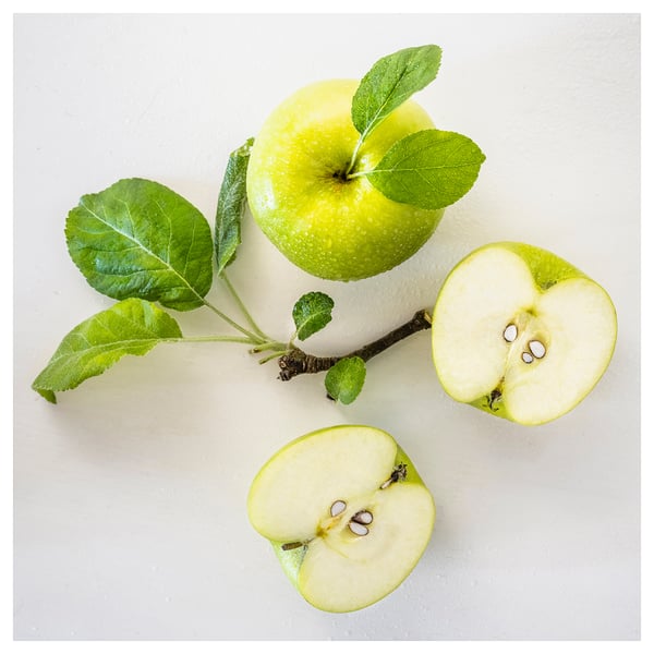 LOTSFÅGEL Teelicht, duftend, Apfel hellgrün, 3.5 Std.