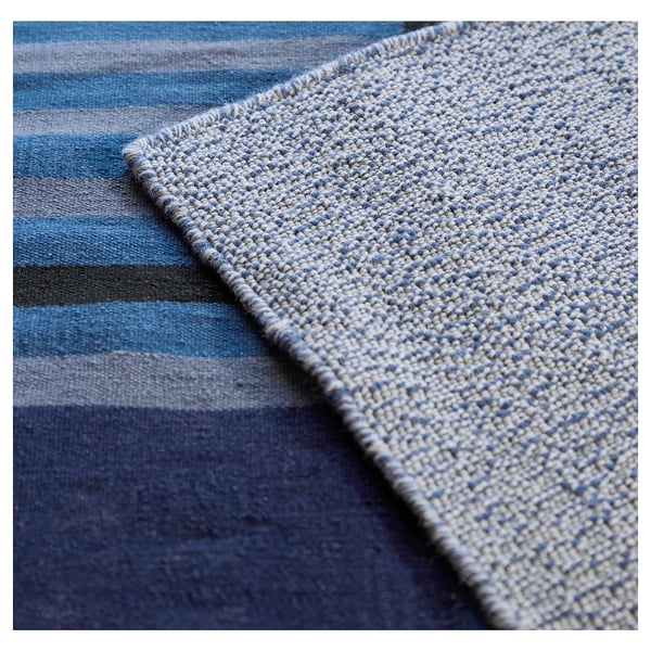 Lovrup Teppich Flach Gewebt Handarbeit Blau Ikea Schweiz