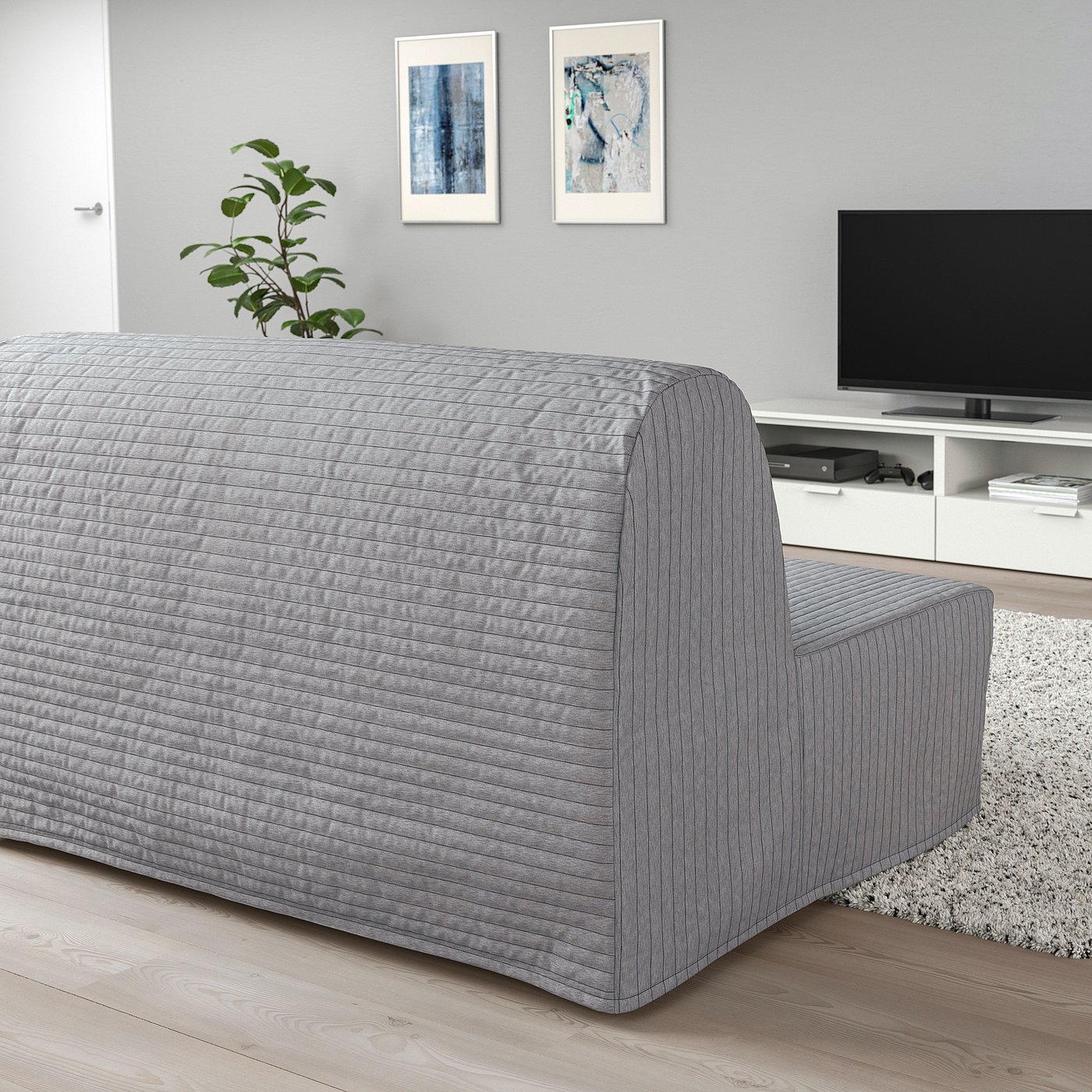 LYCKSELE LÖVÅS 2er-Bettsofa, Knisa hellgrau - IKEA Schweiz LYCKSELE LÖVÅS 2er-Bettsofa, Knisa hellgrau - IKEA Schweiz