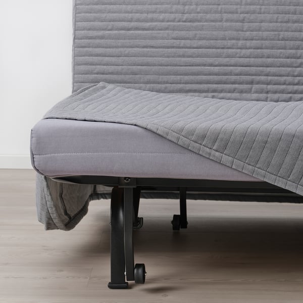 LYCKSELE LÖVÅS 2er-Bettsofa, Knisa hellgrau
