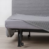 LYCKSELE LÖVÅS 2er-Bettsofa, Knisa hellgrau
