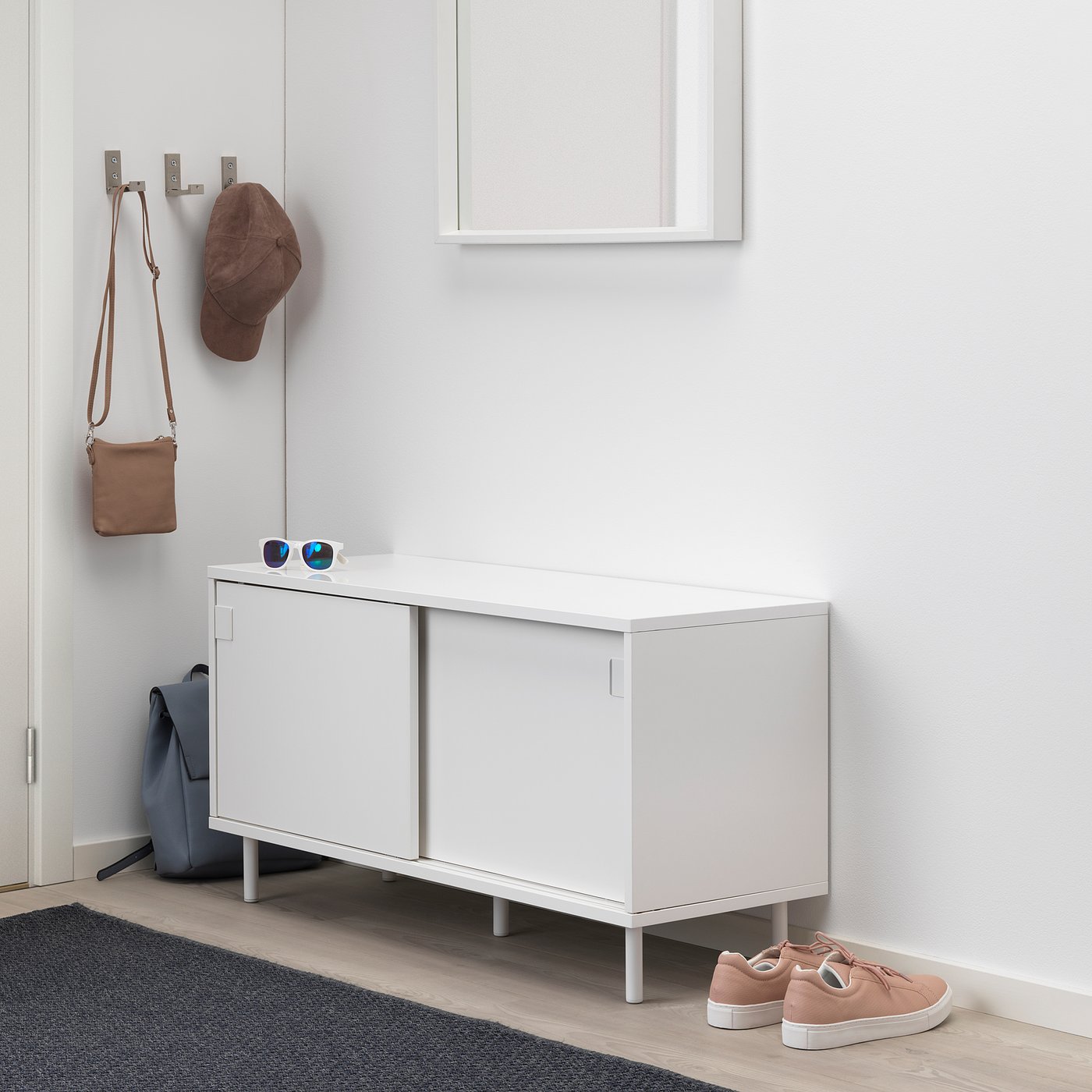 Mackapar Bank Mit Aufbewahrung Weiss 100x51 Cm Ikea Schweiz