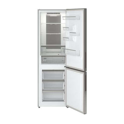 MEDGÅNG Kühl-/Gefrierschrank, IKEA 500 freistehend/Edelstahl, 219/83 l