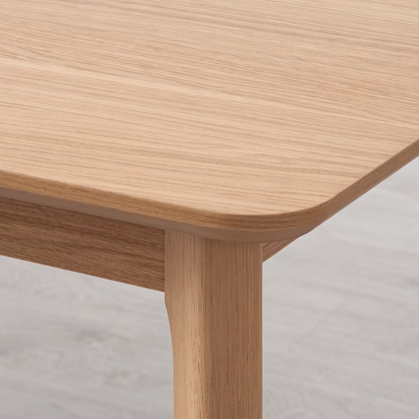 MELLANSEL Ausziehtisch, Eichenfurnier, 220x95x75 cm
