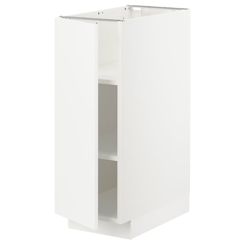 METOD Unterschrank mit Böden, weiß/Veddinge weiß, 30x60 cm