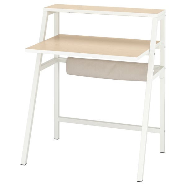 MITTPLAN Schreibtisch, weiß, 80x60 cm