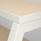 MITTPLAN Schreibtisch, weiß, 80x60 cm