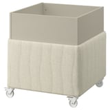 MITTZON Akustischer Blumenkasten mit Rollen, Gunnared beige, 70x70x75 cm