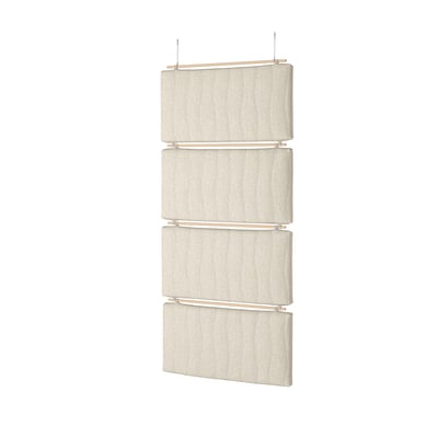 MITTZON Trennwand-Set, akustisch, Gunnared beige
