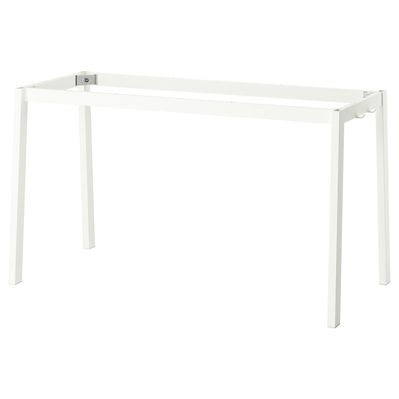 MITTZON Untergestell für Konferenztisch - weiß 140x68x73 cm