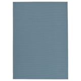 MORUM Teppich flach gewebt, drinnen/drau, hellblau, 200x300 cm