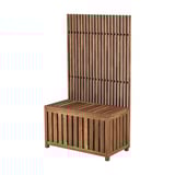 NÄMMARÖ Box und Sichtschutz, für draußen/hellbraun lasiert, 80x68x140 cm