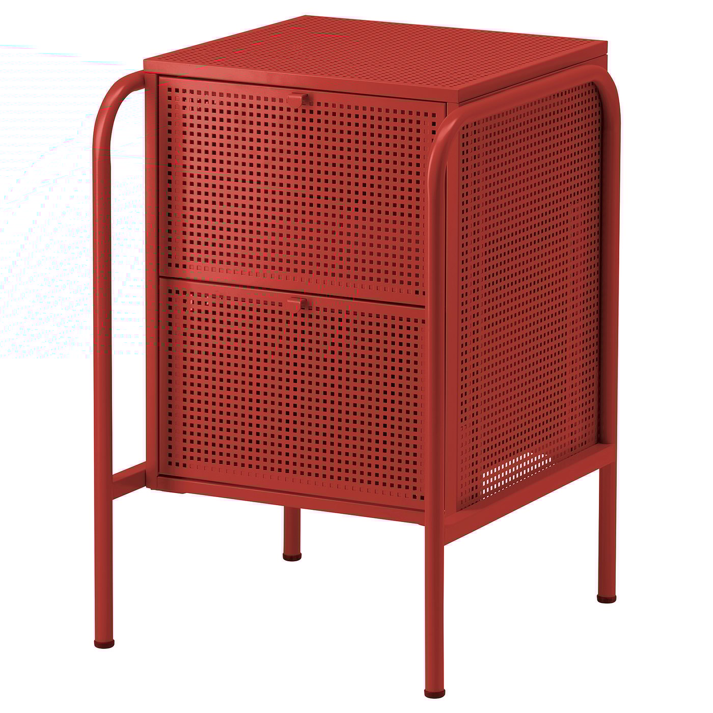 NIKKEBY Kommode mit 2 Schubladen - rot - IKEA Schweiz