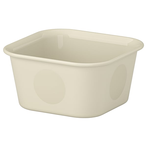 NOJIG Sortierbox, Kunststoff/beige, 10x10x5 cm