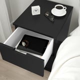 NORDLI Kommode mit 2 Schubladen, anthrazit, 40x54 cm