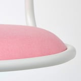 ÖRFJÄLL Schreibtischstuhl für Kinder, weiß/Vissle rosa