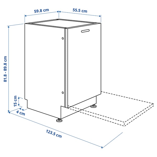 ÖSTVEDA Geschirrspüler integr., IKEA 500, 60 cm