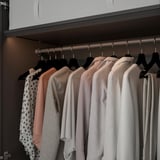 ÖVERSIDAN LED-Lichtleiste/Kleidersch + Sensor, dimmbar dunkelgrau, 96 cm