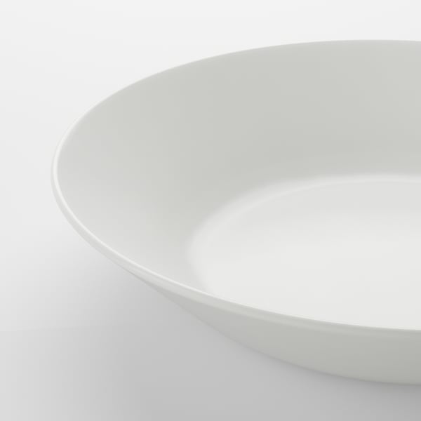 OFTAST Tiefer Teller, weiß, 20 cm