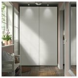 PAX / BERGSBO Schrankkombination, weiß/weiß, 150x66x236 cm