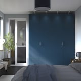 PAX / FYRUDDEN Schrankkombination, weiß/blau, 200x60x236 cm