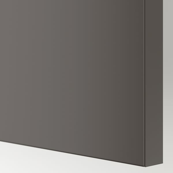 PAX / HASVIK Kleiderschrank, dunkelgrau/dunkelgrau, 200x66x201 cm