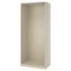 PAX Korpus Kleiderschrank, graubeige, 100x58x236 cm