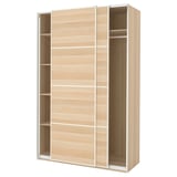PAX / MEHAMN Kleiderschrank, Eicheneff wlas/doppelseitig Eicheneff wlas, 150x66x236 cm