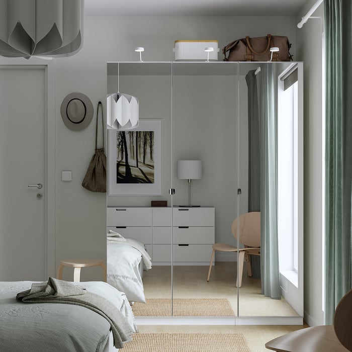 Ikea Kleiderschrank Mit Spiegel