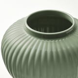 PELARBJÖRK Vase, graugrün, 20 cm