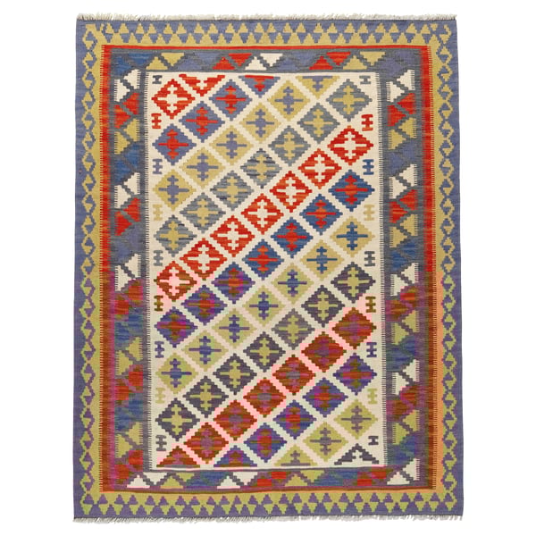 PERSISK KELIM GASHGAI Teppich flach gewebt, Handarbeit versch. Muster