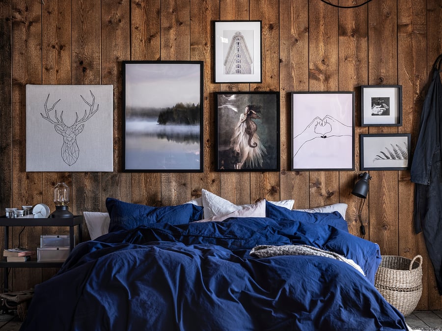 PJÄTTERYD Bild, Schwarzer Hirsch, 56x56 cm - IKEA Schweiz