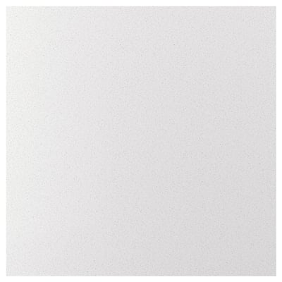 RÅHULT Wandpaneel maßgefertigt, weiß Quarzmuster/Quarzkomposit, 1 m²x1.2 cm