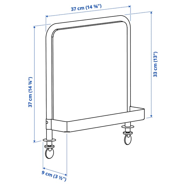 RELATERA Schreib-/Magnettafel, hell graugrün