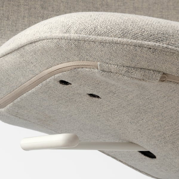 RIDSPÖ / LÅNGFJÄLL Schreibtisch und Stuhl, Eiche beige/weiß
