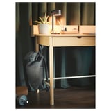 RIDSPÖ / LÅNGFJÄLL Schreibtisch und Stuhl, Eiche beige/weiß
