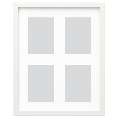 RÖDALM Rahmen für 4 Bilder, weiß, 40x50 cm