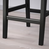 ROSENTORP Barhocker, Arbeitsplattenhöhe/schwarz, 63 cm