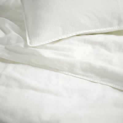 RUNDHAGTORN Bettwäsche-Set, 3-teilig, weiß, 240x220/50x60 cm