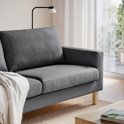 SALTSJÖBADEN 2er-Sofa, Gunnared mittelgrau
