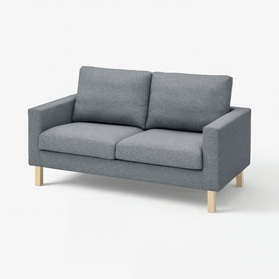 SALTSJÖBADEN 2er-Sofa, Gunnared mittelgrau