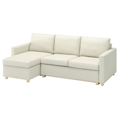 SALTSJÖBADEN 3er-Bettsofa mit Récamiere, Gunnared beige